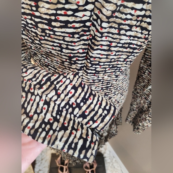 Vintage Silk Carolina Herrera Dress Size 6 - Picture 7 of 15